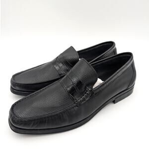 Sandrino by Sandro Moscoloni Emilio Penny Loafer Shoes Men's Black Shoes US12D